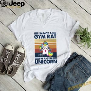 Unicorn I’m Not A Gym Rat I’m A Gym Unicorn Vintage Shirt