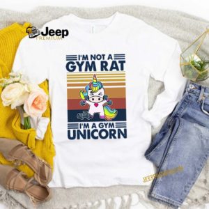 Unicorn I’m Not A Gym Rat I’m A Gym Unicorn Vintage