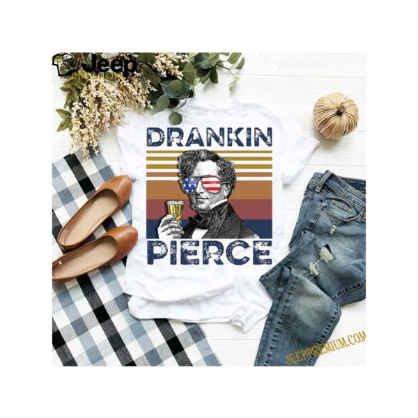 Us Drink Dranklin Pierce Independence Day Vintage shirt