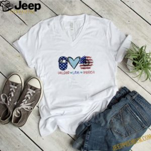 Welder Love Heart Sunflower American Flag Independence Day shirt