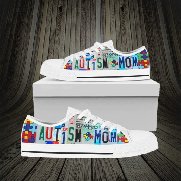 Autism Mom Low Top Shoes 1