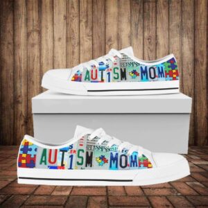 Autism Mom Low Top Shoes 2