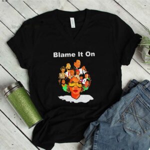 Black woman blame it on powerful roots shirt