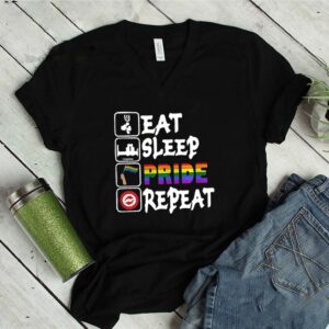 LGBT Eat Sleep Pride Repeat shirt