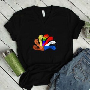 Lgbt juneteenth fist black lives matter shirt