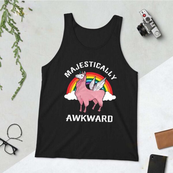 Majestically Awkward Llama Unicorn Rainbow