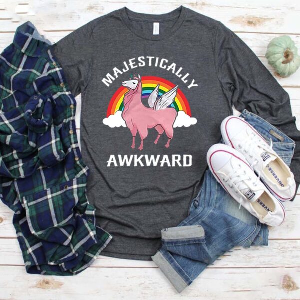 Majestically Awkward Llama Unicorn Rainbow