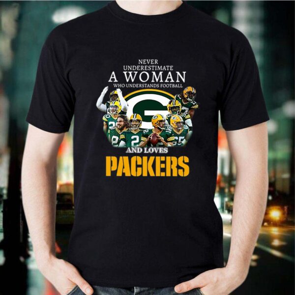 Never Underestimate A Woman Who Understands Baseball And Loves Packers hoodie, sweater, longsleeve, shirt v-neck, t-shirt
