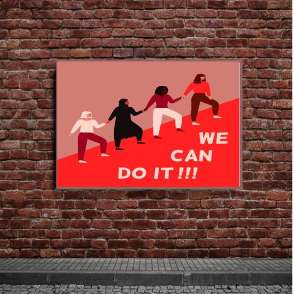 We can do it symbol of female power woman rights