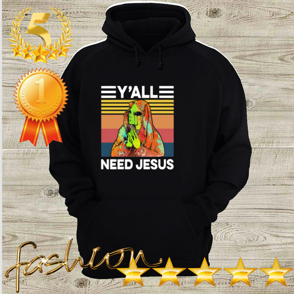 Alien Yall need Jesus vintage hoodie, sweater, longsleeve, shirt v-neck, t-shirt 3