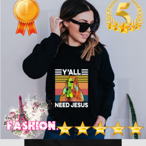 Alien Yall need Jesus vintage hoodie, sweater, longsleeve, shirt v-neck, t-shirt