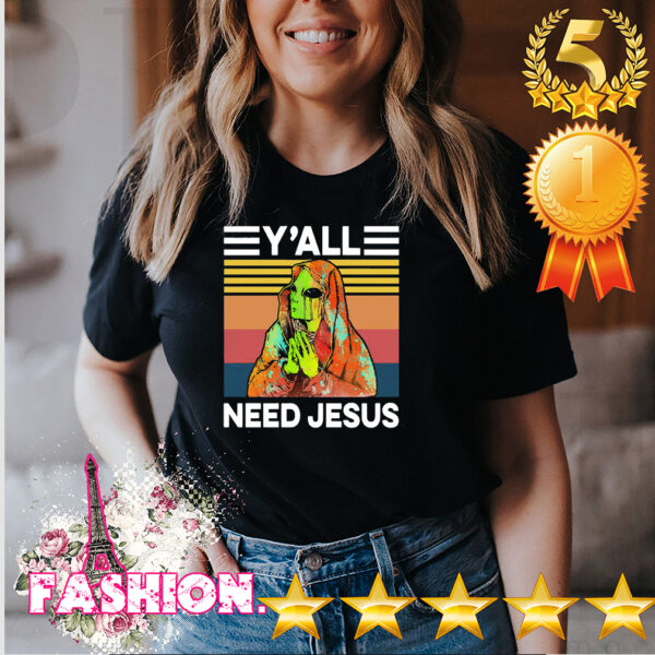 Alien Yall need Jesus vintage hoodie, sweater, longsleeve, shirt v-neck, t-shirt 4