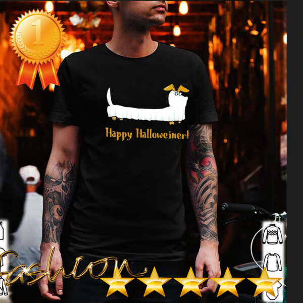 Dachshund Ghost Happy Halloweiner Shirt