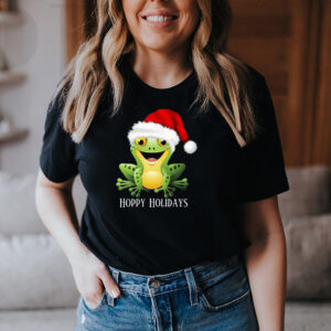 Festive Christmas Hoppy Holidays Frog Shirt 3 Shirt, hoodie, sweater, long sleeve and tank top