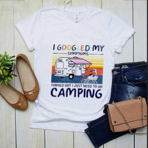 Flamingo I googled my symptoms turns out I just need to go camping hoodie, sweater, longsleeve, shirt v-neck, t-shirt 4