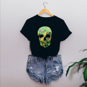 Forest Camo Camouflage Skull shirt