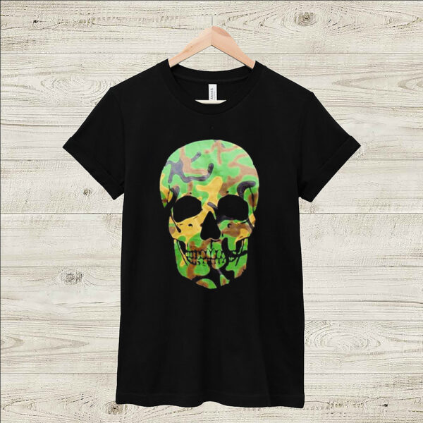Forest Camo Camouflage Skull shirt