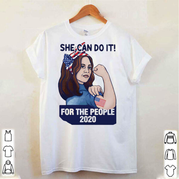 Funny Kamala Harris She Can Do It For The People American T Shir