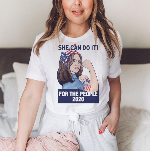 Funny Kamala Harris She Can Do It For The People American T Shir