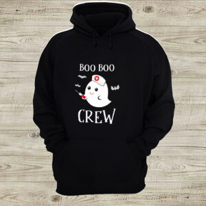 Ghost nurse boo boo crew shirt