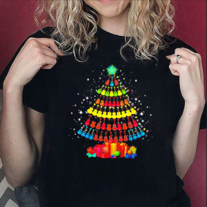 Guitar tree christmas shirt