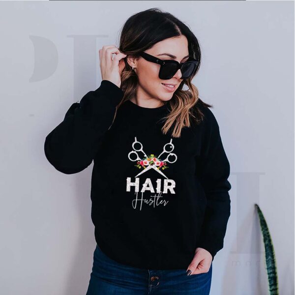 Hair hustler hairdresser diamond floral hoodie, sweater, longsleeve, shirt v-neck, t-shirt