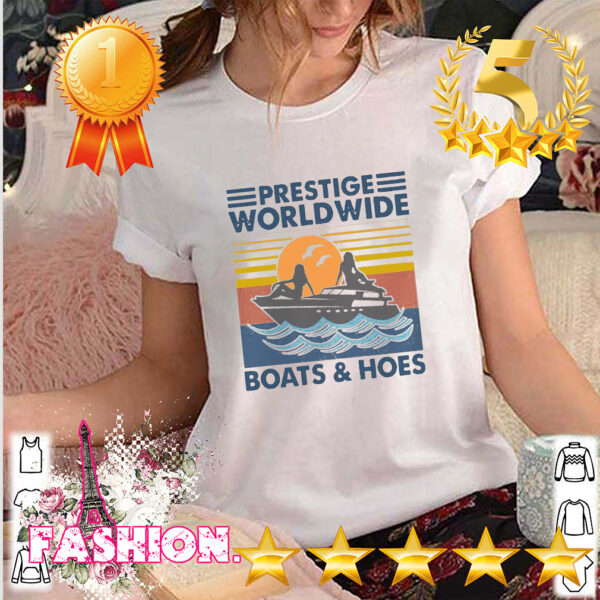 Official Ocean Prestige Worldwide Boats And Hoes Vintage Retro Shirt