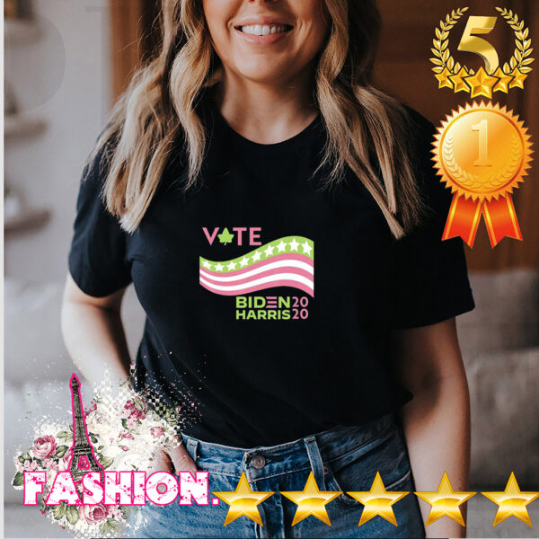 Vote Biden Harris AKA Sorority 2020 Gift Paraphernalia T Shirt 4