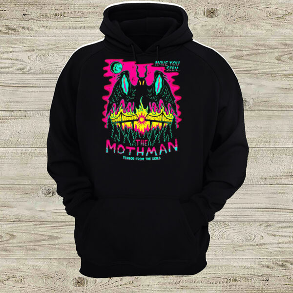 have you seen the mothman terror from the skies halloween shirt