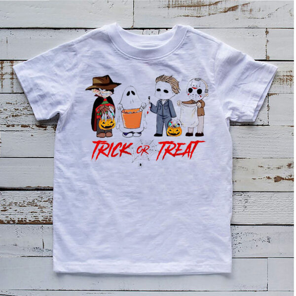 horror movies character trick or treat halloween shirt shirt