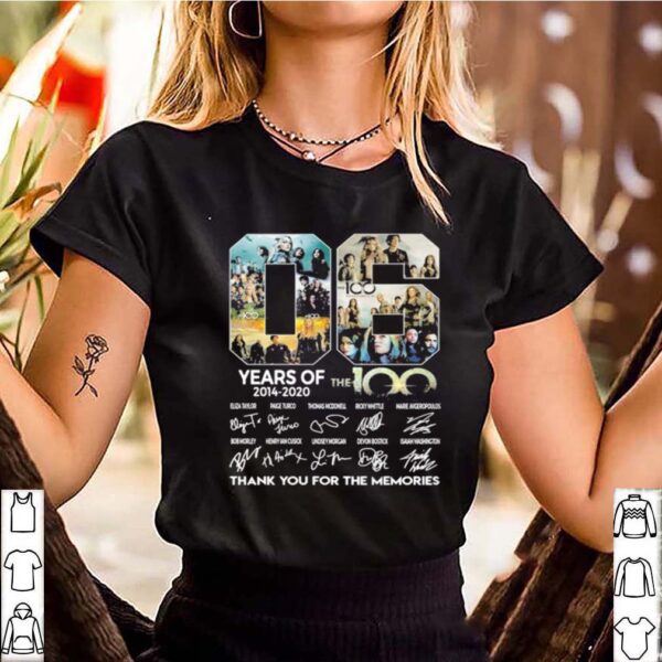 06 years of 2014 2020 the 100 thank for the memories signatures shirt