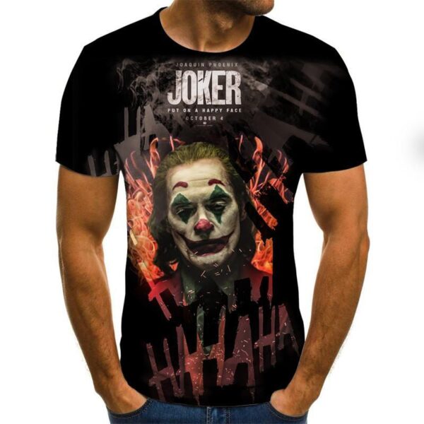 2020 hot-sale Clown 3D Printed T Shirts Men Joker Face Male thoodie, sweater, longsleeve, shirt v-neck, t-shirt 3d Clown Short Sleeve Funny T Shirts