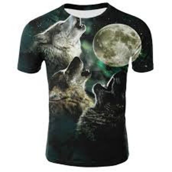 3D Thoodie, sweater, longsleeve, shirt v-neck, t-shirt Wolf Design