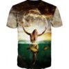 2020 hot-sale Clown 3D Printed T Shirts Men Joker Face Male tshirt 3d Clown Short Sleeve Funny T Shirts