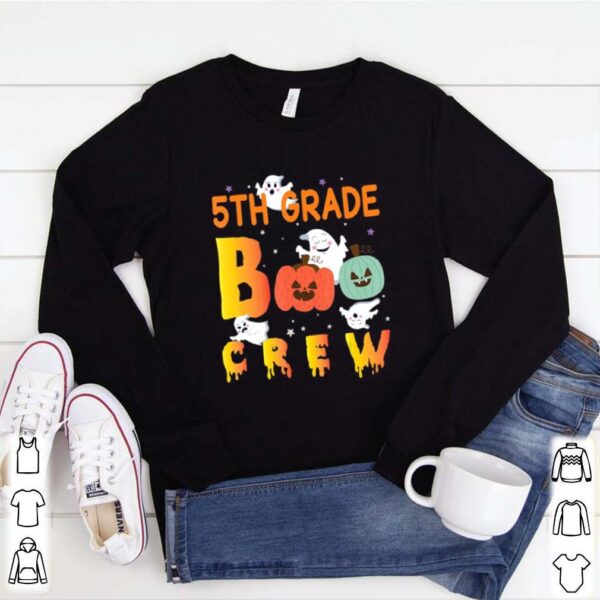 5th Grade Boo Crew Ghost Pumpkin Students Teachers Halloween hoodie, sweater, longsleeve, shirt v-neck, t-shirt 1