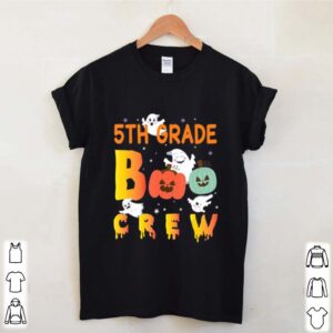 5th Grade Boo Crew Ghost Pumpkin Students Teachers Halloween hoodie, sweater, longsleeve, shirt v-neck, t-shirt 4