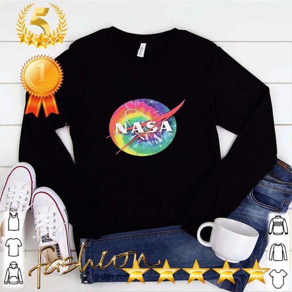 Awesome Tie Dye nasa logo hoodie, sweater, longsleeve, shirt v-neck, t-shirt 3