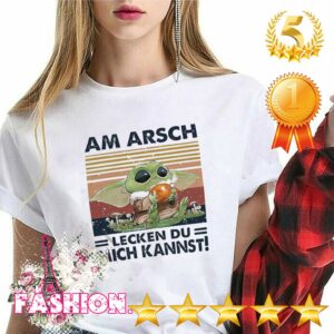 Baby Yoda Am Arsch lecken du mich Kannst vintage shirt