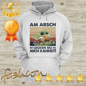 Baby Yoda Am Arsch lecken du mich Kannst vintage hoodie, sweater, longsleeve, shirt v-neck, t-shirt