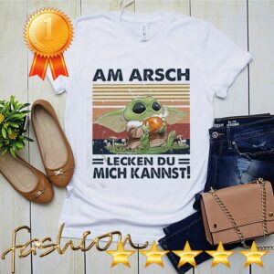 Baby Yoda Am Arsch lecken du mich Kannst vintage hoodie, sweater, longsleeve, shirt v-neck, t-shirt