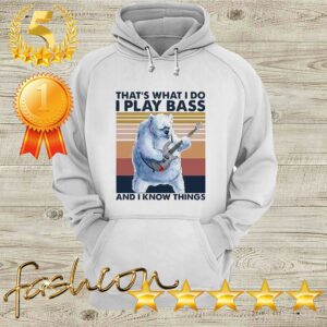 Beer Playing Guitar Thats What I Do I Play Bass And I Know Things Vintage Retro Shirt 4 Shirt, hoodie, sweater, long sleeve and tank top