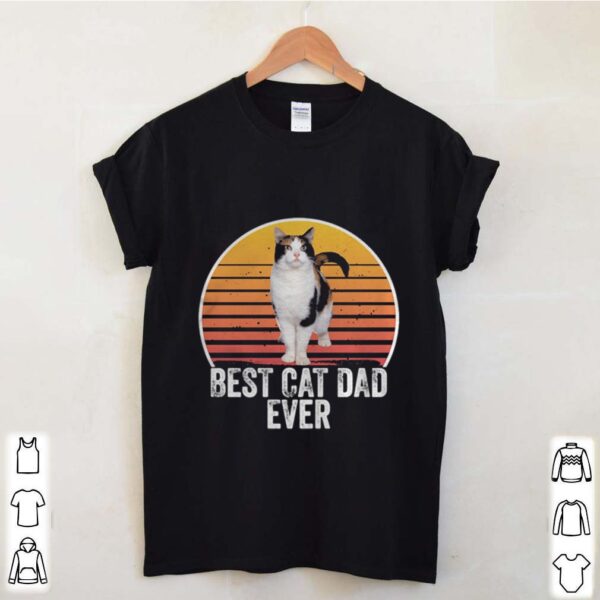 Best cat dad ever line vintage retro hoodie, sweater, longsleeve, shirt v-neck, t-shirt 4