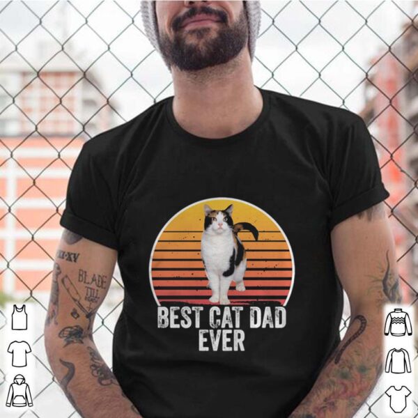 Best cat dad ever line vintage retro hoodie, sweater, longsleeve, shirt v-neck, t-shirt