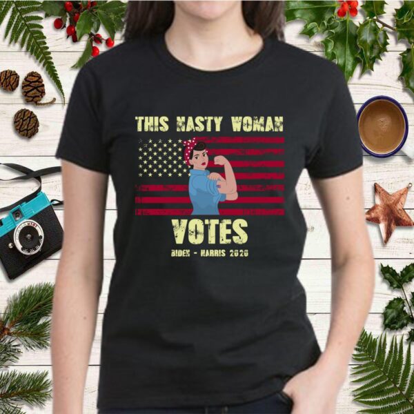 Biden Harris 2020 This Nasty Woman Votes T-Shirt