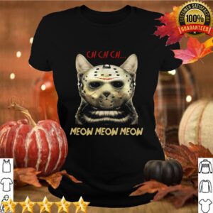 Cat Horror Mask Ch Ch Ch Meow Meow Meow Halloween hoodie, sweater, longsleeve, shirt v-neck, t-shirt 4