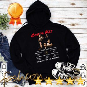 Cobra Kai 2018 2020 Thank You For The Memories Signatures shirt hoodie sweater longsleeve and ladies t shirt 4 Shirt, hoodie, sweater, long sleeve and tank top