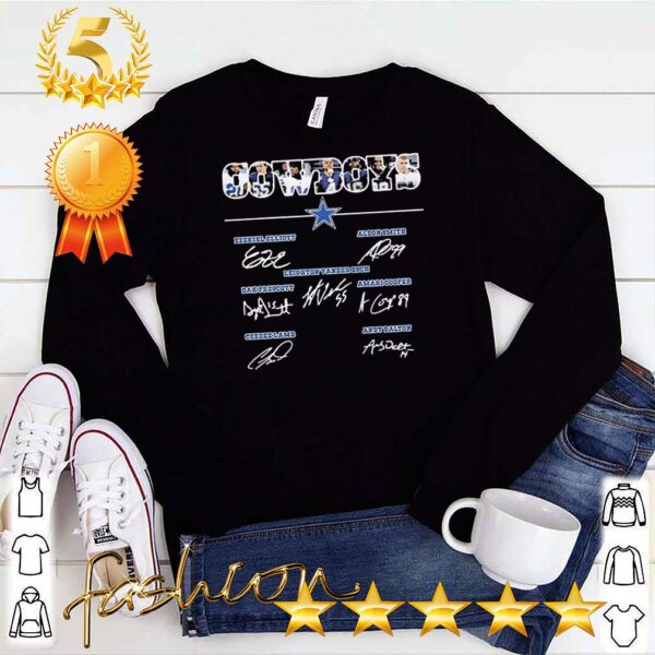 Cowboys team player signature hoodie, sweater, longsleeve, shirt v-neck, t-shirt 2