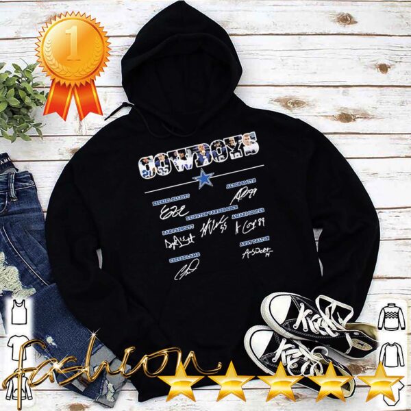 Cowboys team player signature hoodie, sweater, longsleeve, shirt v-neck, t-shirt 4