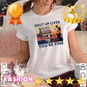 Dachshund and skeleton beer shut up liver you’re fine vintage shirt