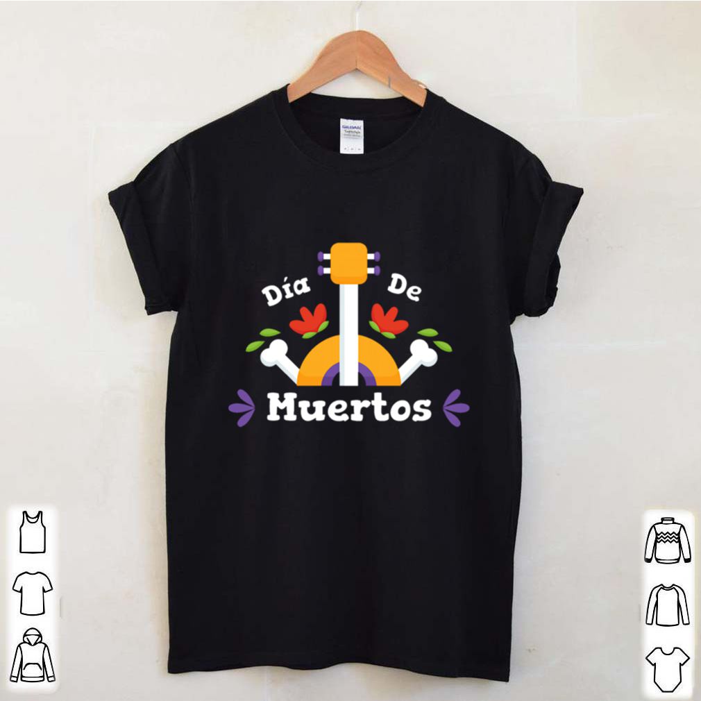 Dia De Los Guitar Mexican Holiday shirt 4